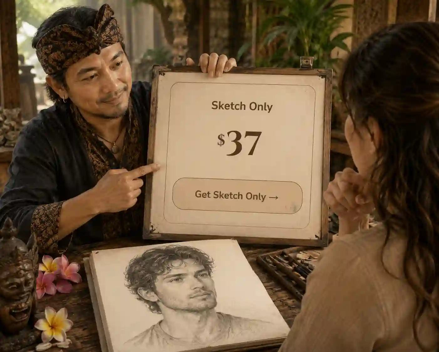balinese soulmate sketch pricing